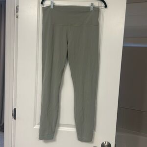 Light olive green, Lululemon leggings, size 12